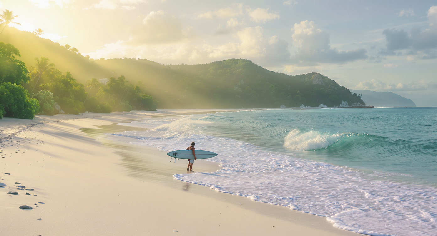 Surfing lesson Selong Belanak Lombok